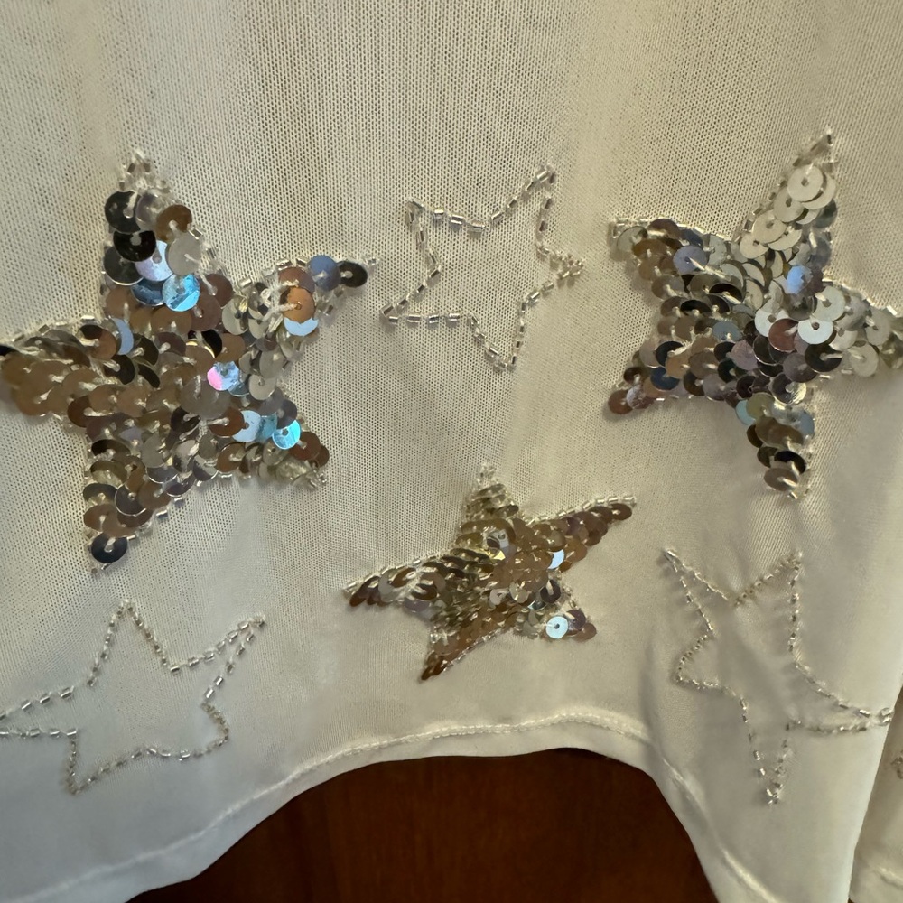 BNWT White Embellished Flared Pants - Women's Jumpsuit Bottoms - Picture 8 of 10